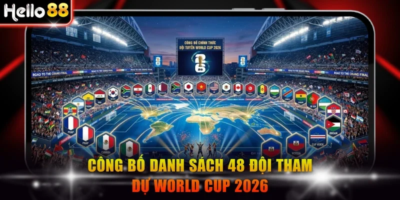 Công bố danh sách 48 đội tham dự World Cup 2026